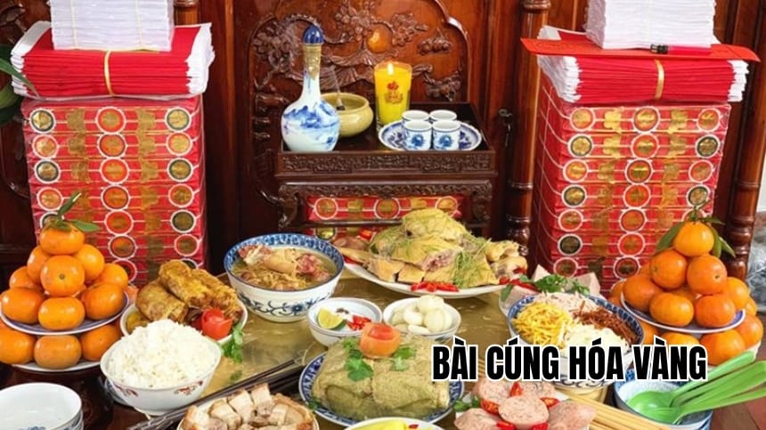 Bài cúng hóa vàng chuẩn nghi lễ, đúng thời điểm tâm linh