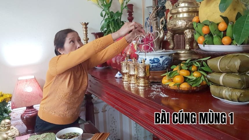 Bài cúng mùng 1 chuẩn nhất 2026: Cách sắm lễ và bài văn khấn