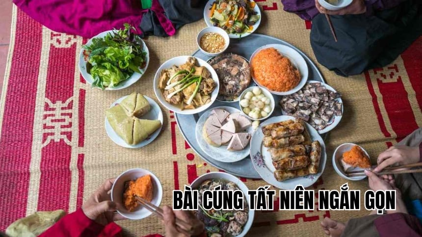 Bài cúng tất niên ngắn gọn: Văn khấn chuẩn và cách sắm lễ
