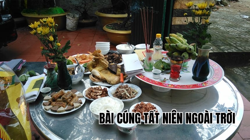 Bài cúng tất niên ngoài trời chuẩn phong tục mới nhất 2026