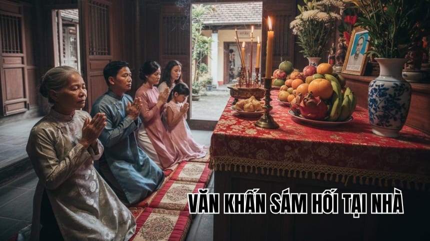 Văn khấn sám hối tại nhà giảm bớt nghiệp báo tăng phước đức