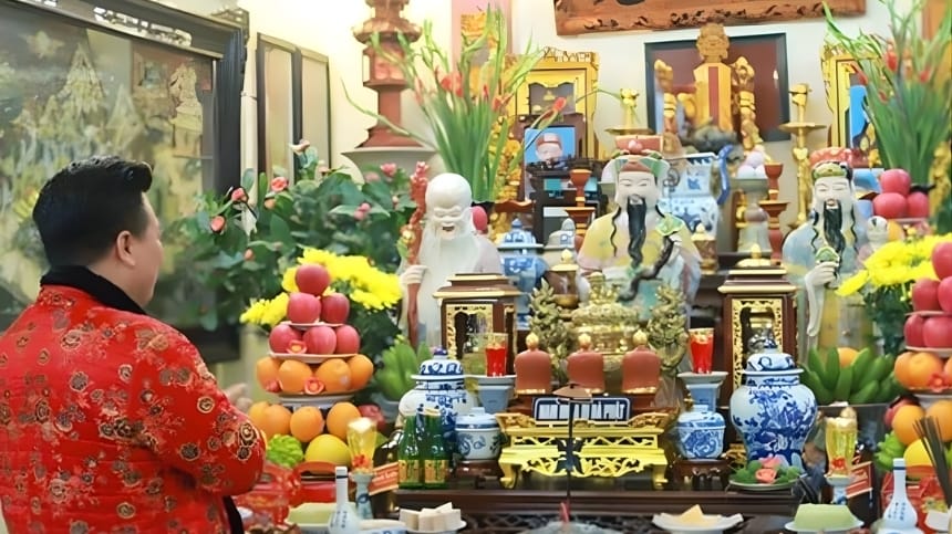 Bài văn khấn cúng tất niên trong nhà