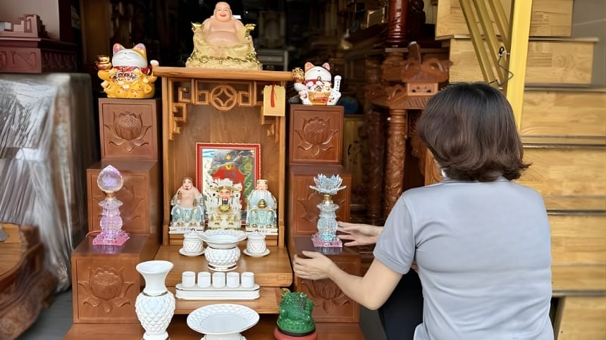 Chuẩn bị dụng cụ thực hiện bao sái