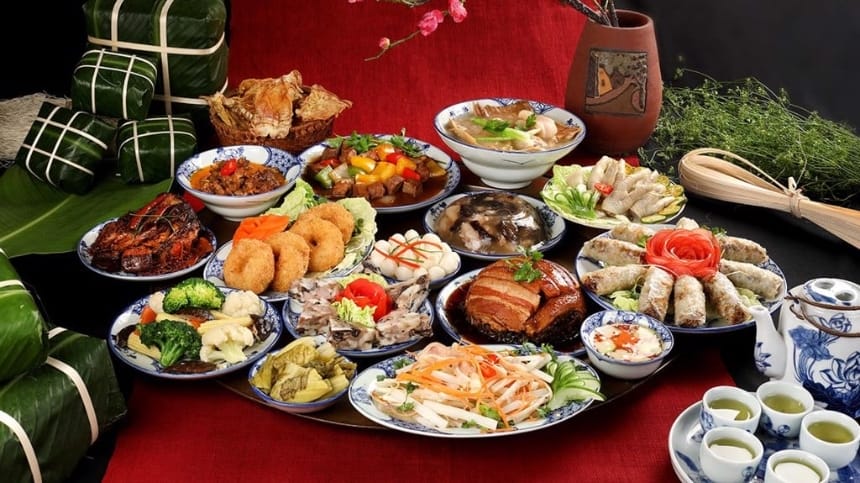 Chuẩn bị mâm lễ cúng giao thừa mùng 1
