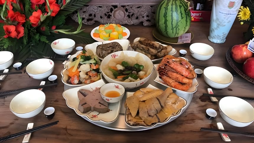 Chuẩn bị mâm lễ ban thần tài - thổ địa