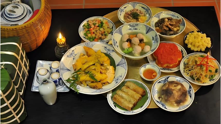 Chuẩn bị mâm lễ xin gia tiên phù hộ công việc