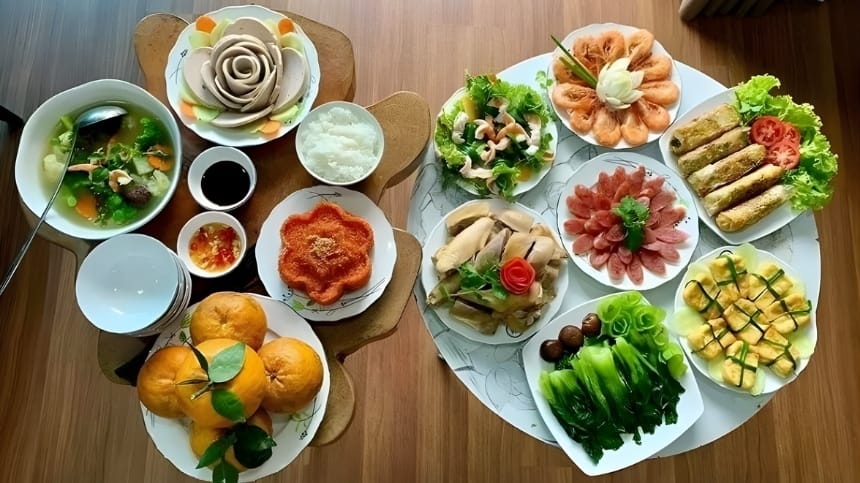 Chuẩn bị mâm lễ