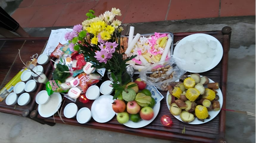 Lễ chay chuẩn bị cúng cô hồn có gì?