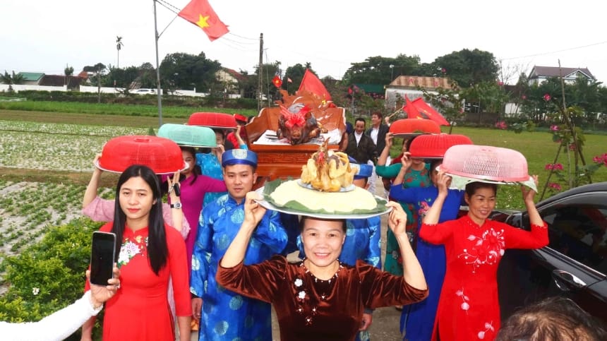 Mâm lễ khai hạ chuẩn phong tục xưa