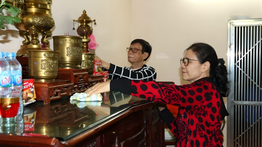 Tìm hiểu về lễ bao sái ban thờ gia tiên