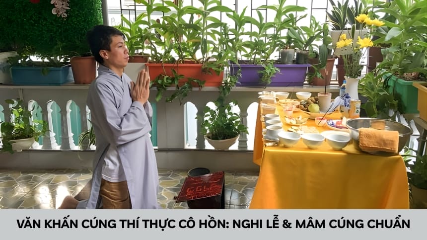 Văn Khấn Cúng Thí Thực Cô Hồn: Nghi Lễ & Mâm Cúng Chuẩn