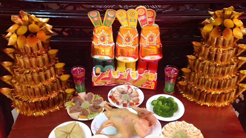 Văn khấn gia tiên ngày ông công ông táo theo dân gian