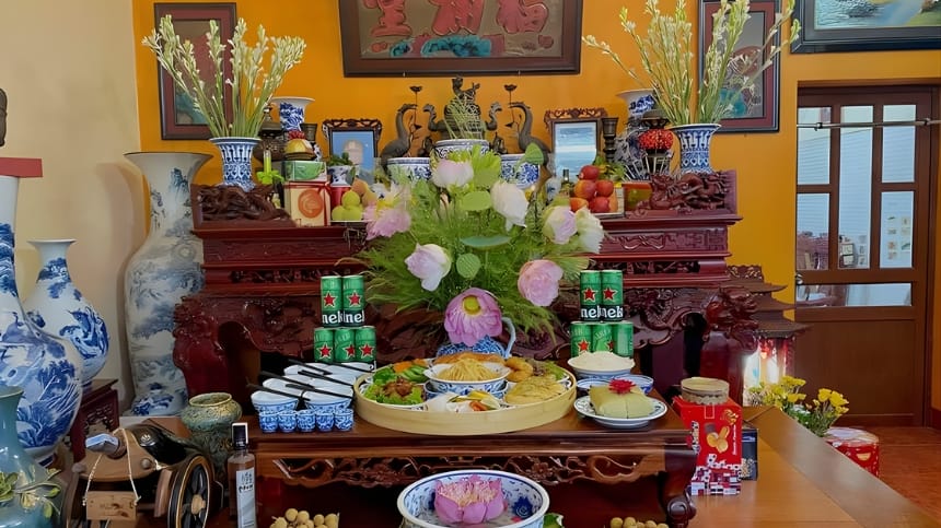 Văn khấn gia tiên xin lộc làm ăn phát tài phát lộc