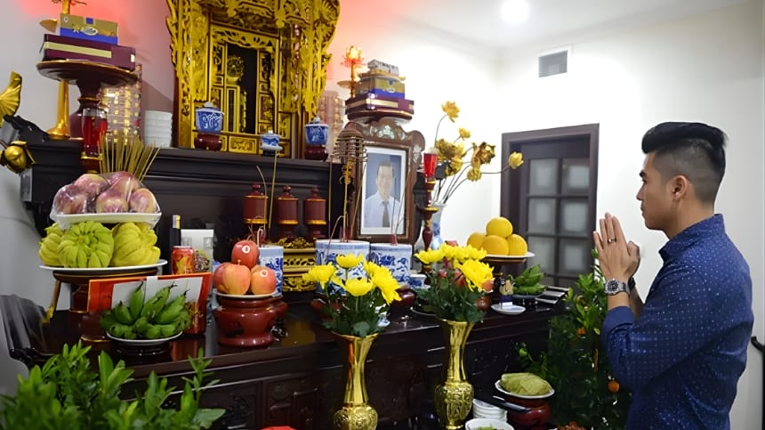 Văn khấn mùng 1 hàng tháng gia tiên
