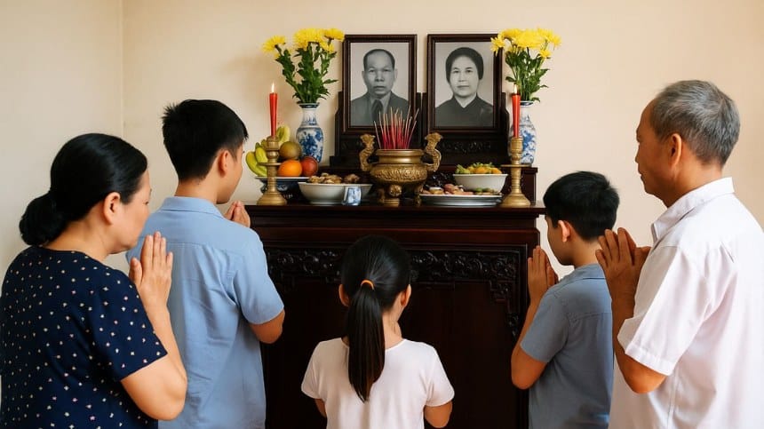 Văn khấn ngày giỗ ông bà giỗ đầu
