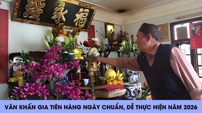 Văn Khấn Sau Khi Bao Sái Bàn Thờ Gia Tiên Chuẩn Lễ Nghi
