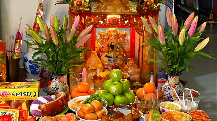 Lễ vật cho lễ cúng thần tài