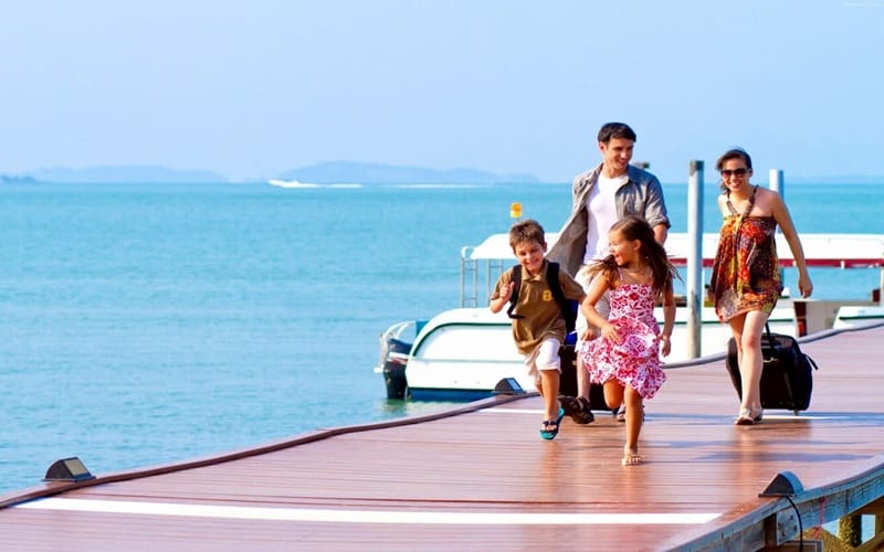 Con số may mắn liên quan đến giấc mơ cùng gia đình đi du lịch