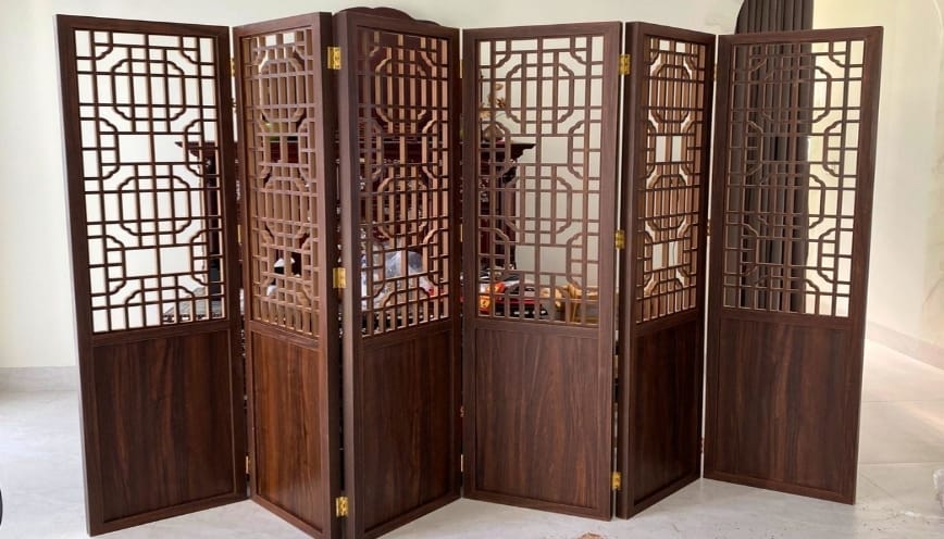 Chọn kích thước bình phong rơi vào các cung tốt