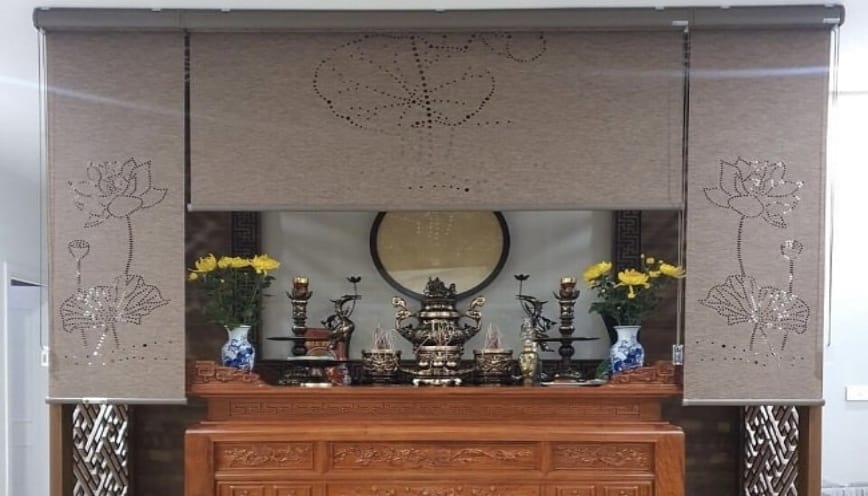 Lưu ý cho gia đình khi che chắn bàn thờ