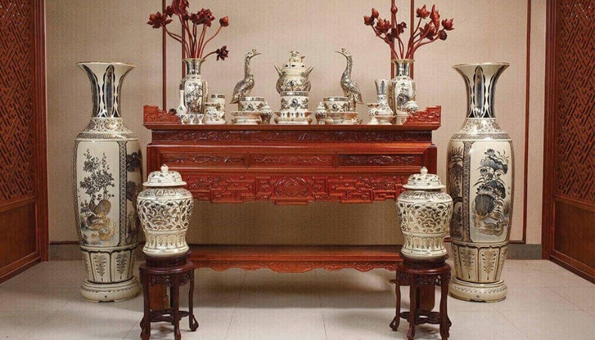 Sắp xếp bàn thờ gia tiên mẫu 7