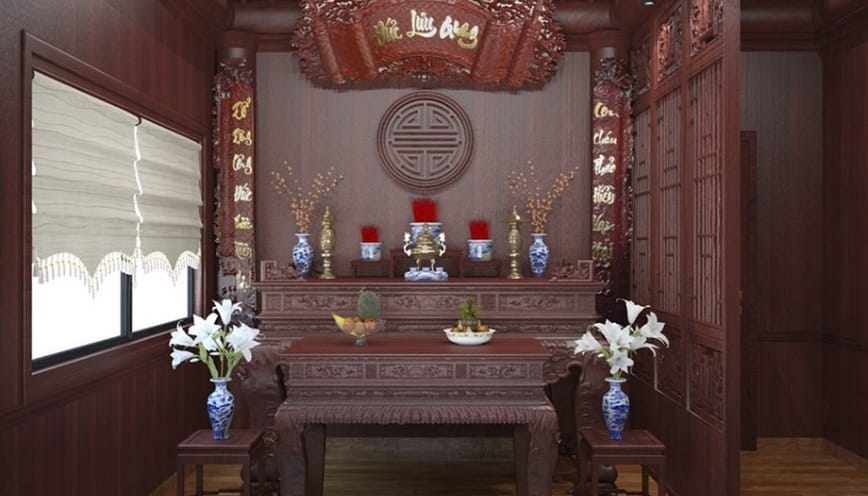 Những lưu ý quan trọng khi lắp vách ngăn bàn thờ