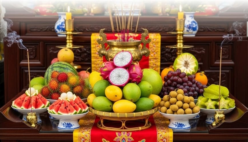 Số lượng quả nên dâng cúng tổ tiên