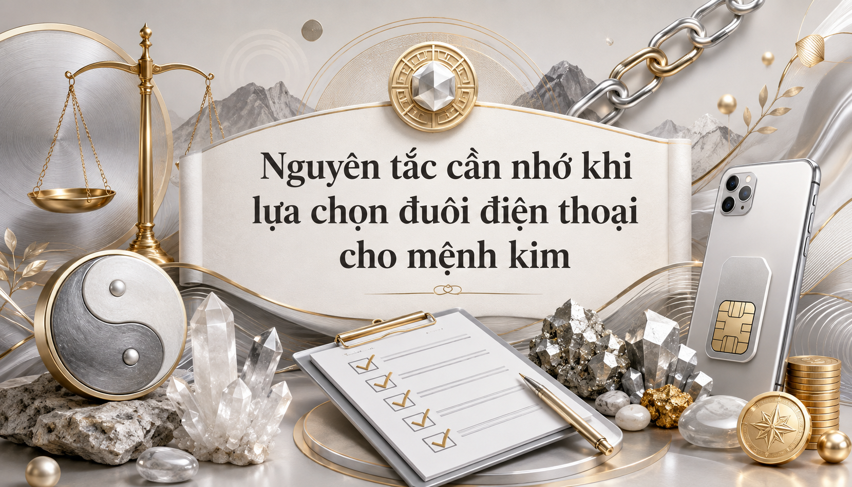 Nguyên tắc cần nhớ khi lựa chọn đuôi điện thoại cho mệnh kim