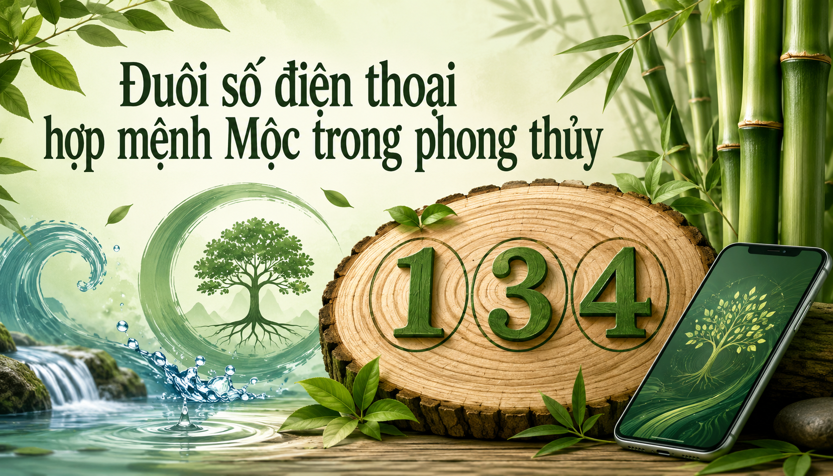 Đuôi số điện thoại hợp mệnh Mộc trong phong thủy