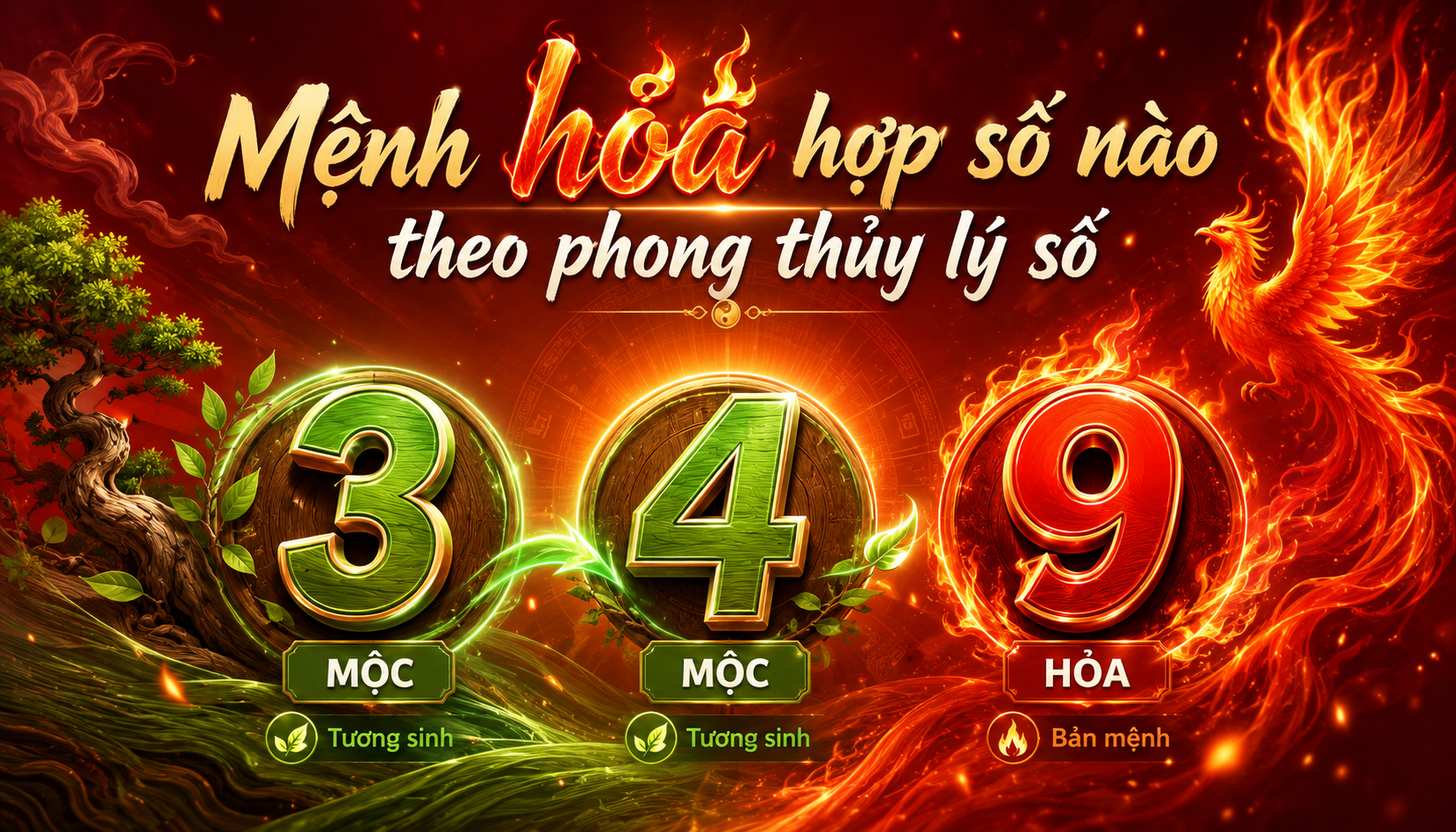 Mệnh hỏa hợp số nào theo phong thủy lý số
