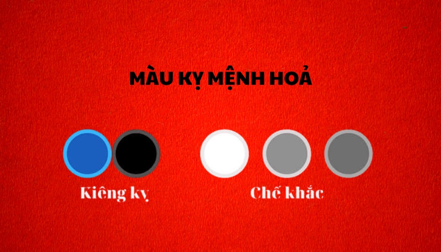 Gợi ý bảng màu hợp mệnh hỏa trong đời sống