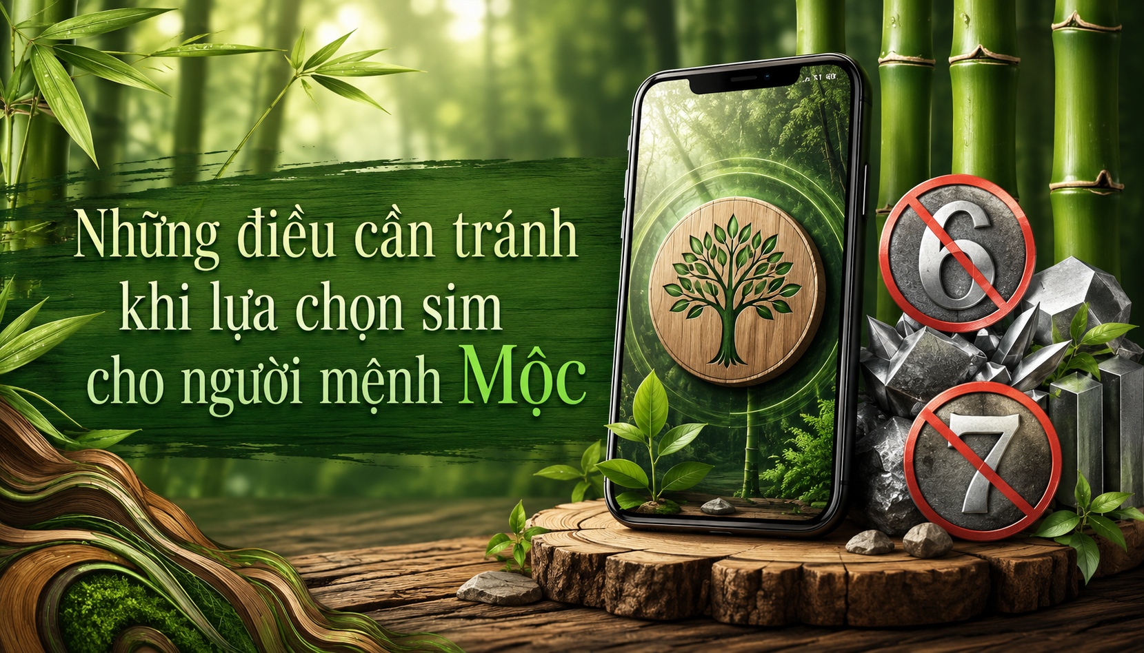 Những điều cần tránh khi lựa chọn sim cho người mệnh Mộc