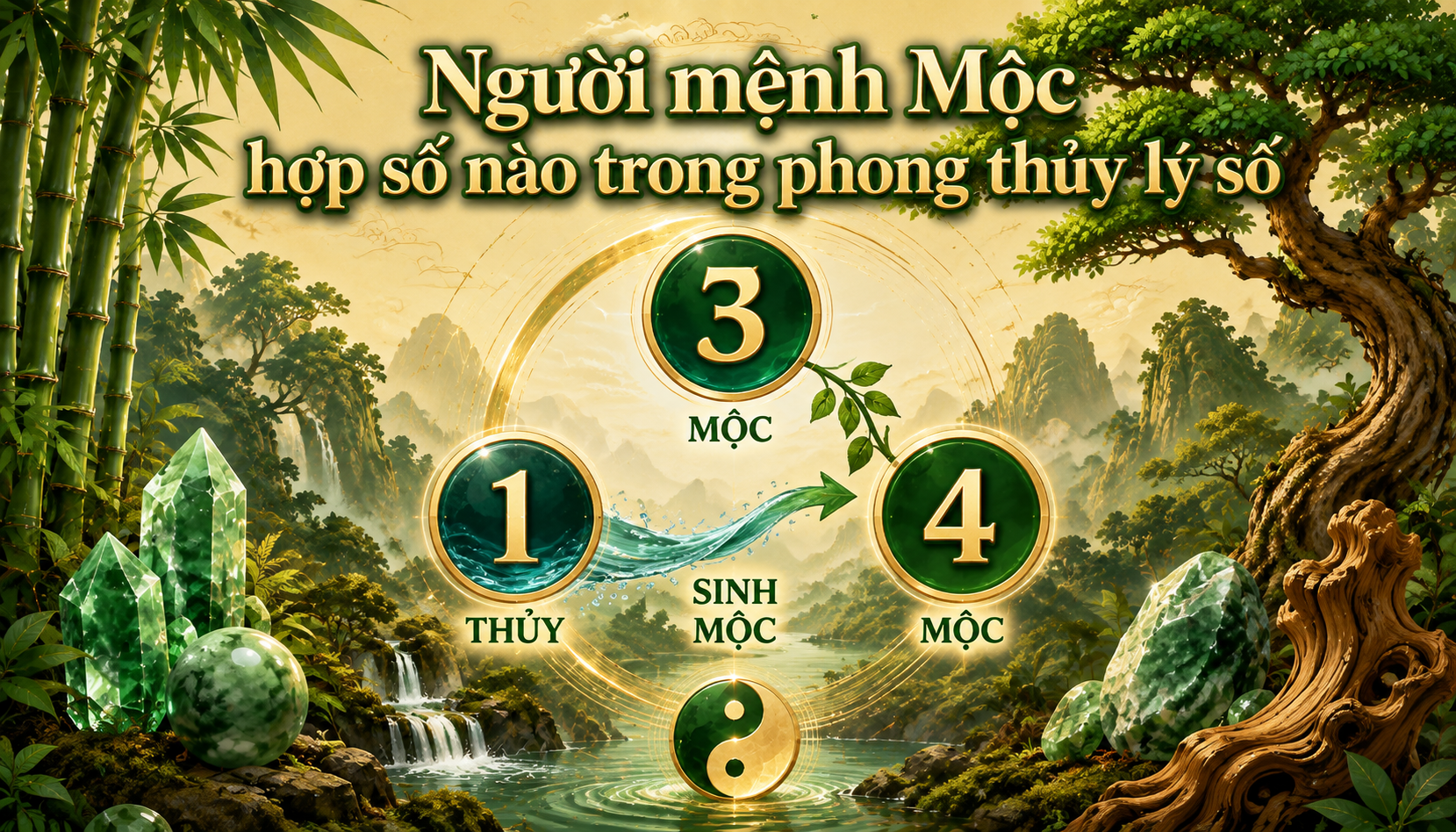 Người mệnh Mộc hợp số nào trong phong thủy lý số