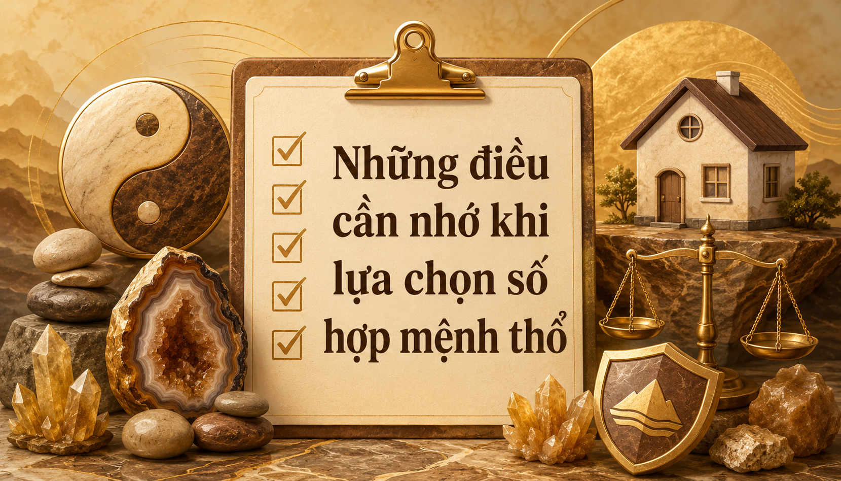 Những điều cần nhớ khi lựa chọn số hợp mệnh thổ