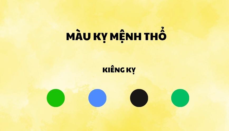 Gợi ý bảng màu hợp mệnh thổ trong đời sống