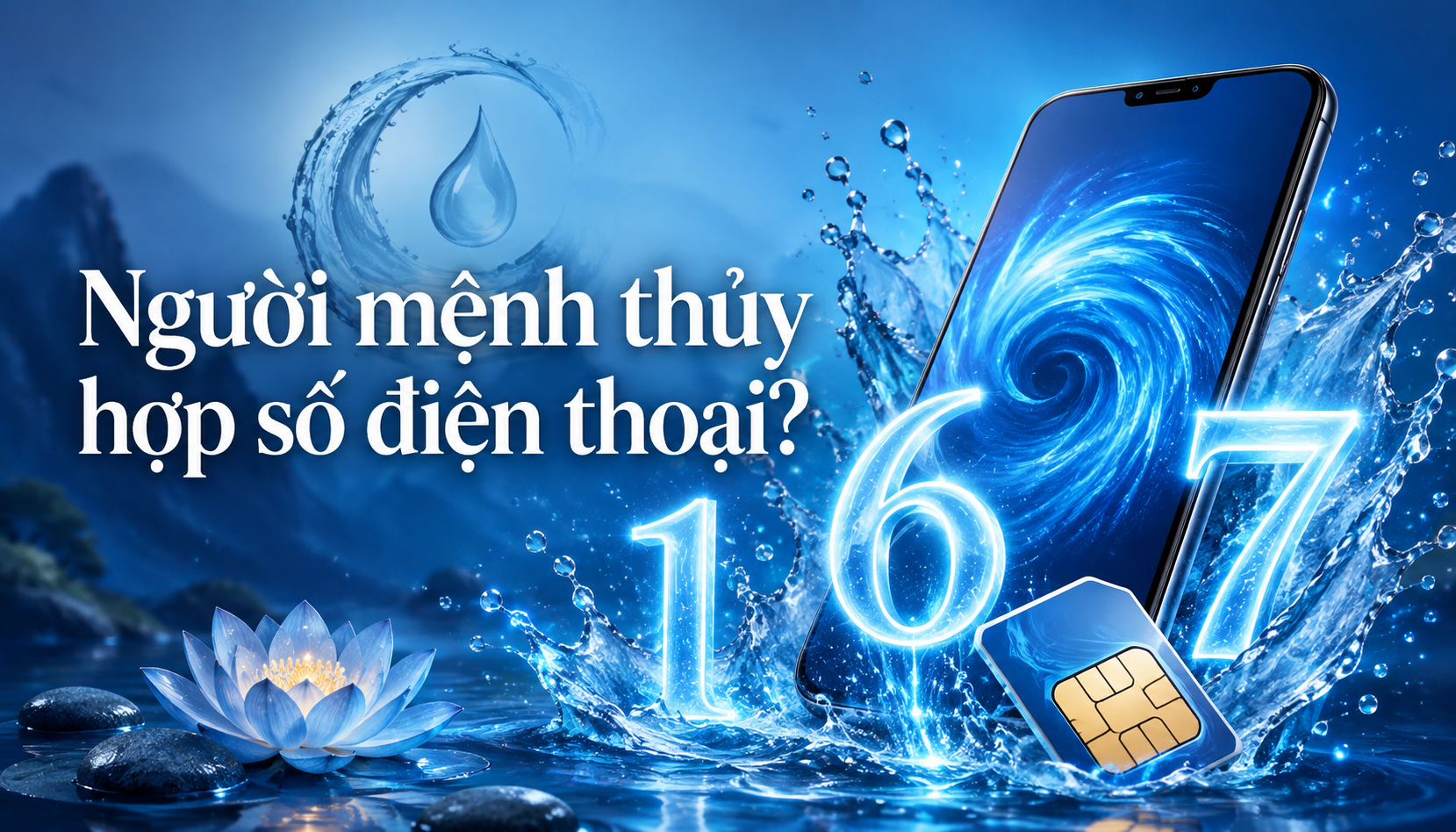 Người mệnh thủy hợp số điện thoại?