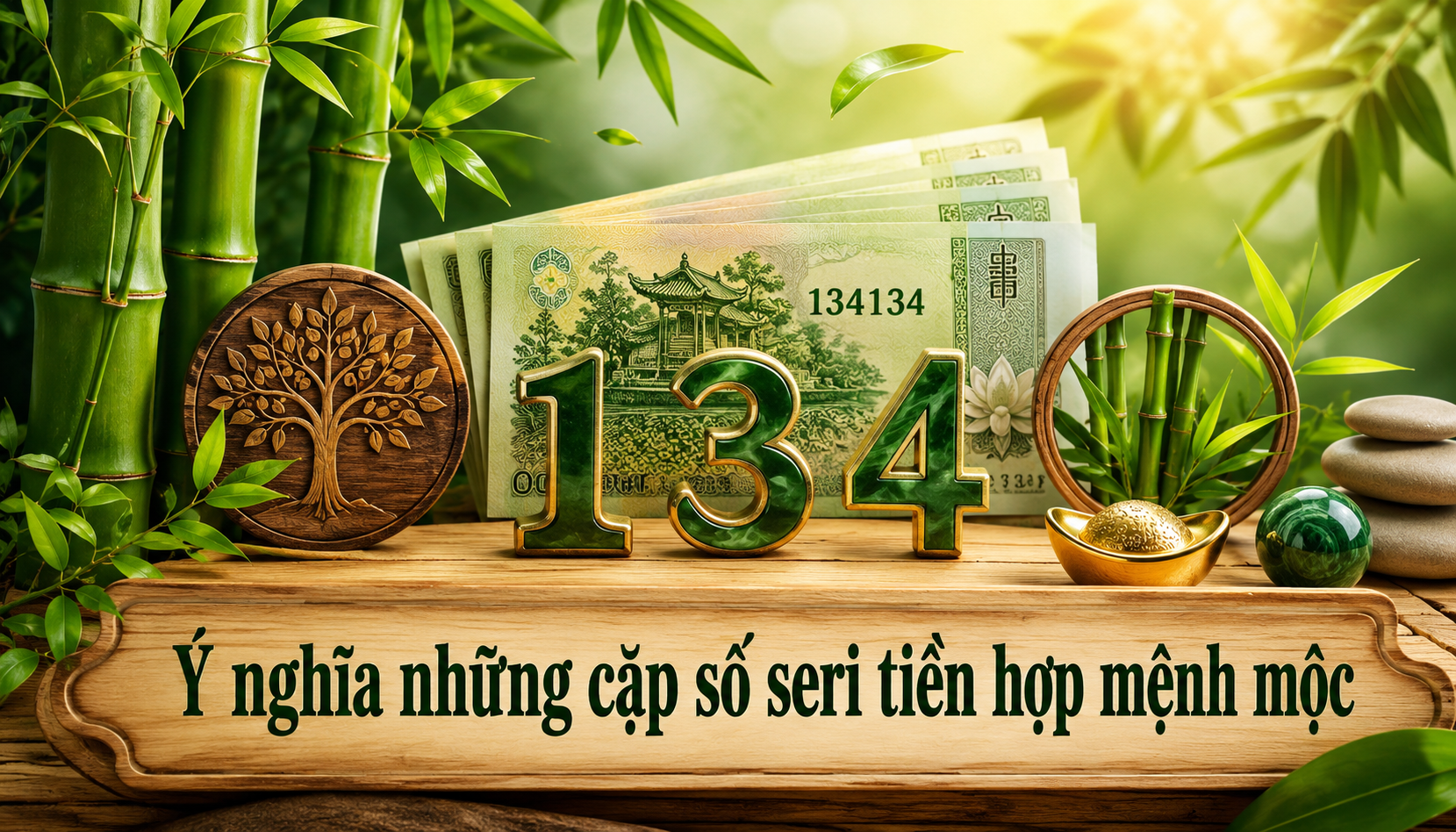 Ý nghĩa những cặp số seri tiền hợp mệnh mộc