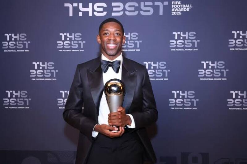 Dembélé trở thành chủ nhân The Best FIFA Men’s Player 2025