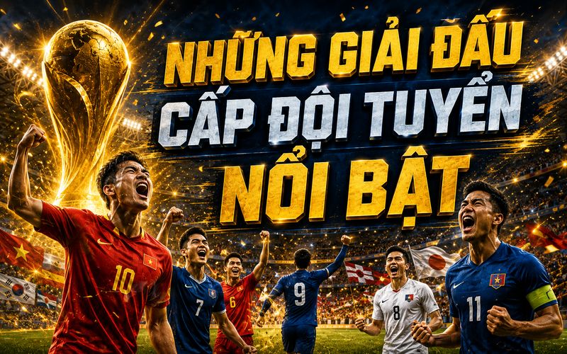 Các giải đội tuyển luôn mang đến bầu không khí sôi động