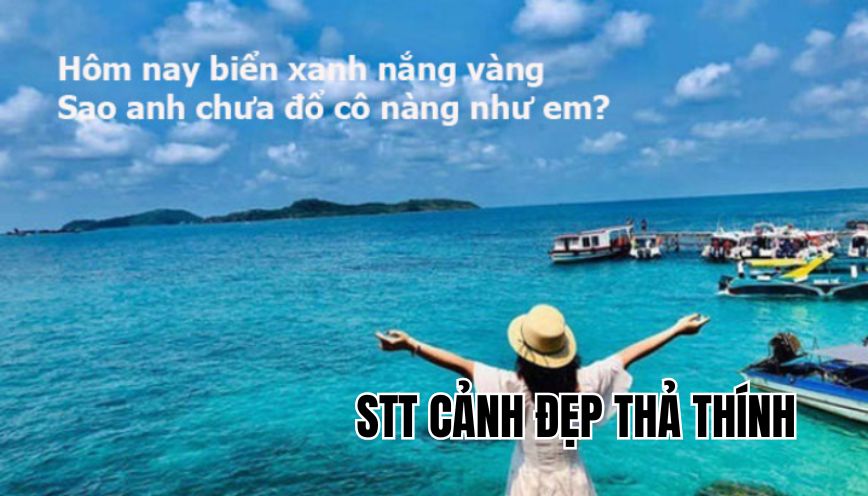 STT cảnh đẹp thả thính