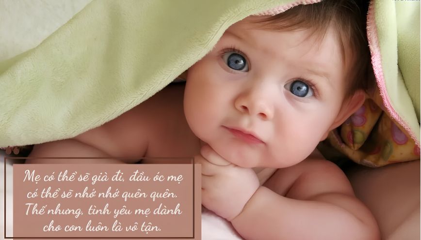 Thả thính STT em bé dễ thương, ngọt ngào và đáng yêu